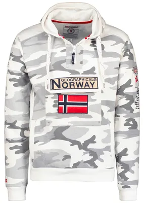Imagen del producto de Geographical Norway sudadera WT1663H/GN/MILITAIRE DGREY color gris para hombre
