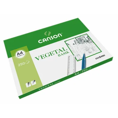 Zdjęcie produktu dla Papier roślinny Canson Basik A4 90 g/m² 210 x 297 mm