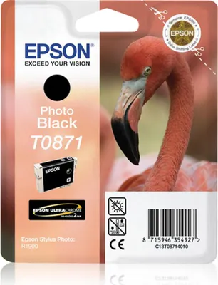 Produktbild von Tinte / T0871 / Blister / Photo black / Ultra Gloss High-Gloss 2