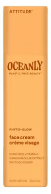 Produktbild von Attitude Oceanly Radiant GLOW - Feste Gesichtscreme mit Vitamin C