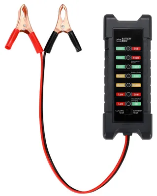 Auto-Batterietester 12V/24V mit LED-Anzeige, 1 Stück