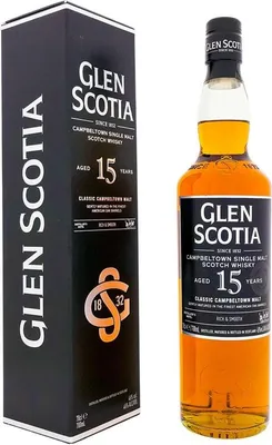 Produktbild von Glen Scotia 15 Years + Box 700ml 46% Vol.