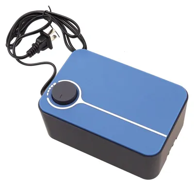 Aquarium-Luftpumpe, 5 W, 2 l/min, Doppelauslass, 10-300 l