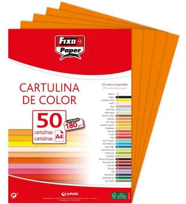 Obrázok produktu pre Fixo 11110352 – Balenie 50 kusov, formát A4, farba: oranžová