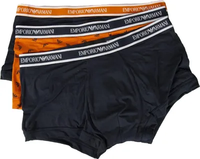 Produktbild von EMPORIO ARMANI Herren-Boxershorts 3er-Pack sichtbarer elastischer Baumwoll-Tripack Artikel 111357 2R717 TRUNK 3 PACK, EUR XXL - CN 180/100 - BR EEG - MX EEG, Cotone 95%,Elasthan 5%
