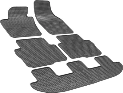 Produktbild von Passgenaue Gummifußmatten von Z4L passend für SEAT Alhambra ab 2010 bis 2020 | 7Sitze