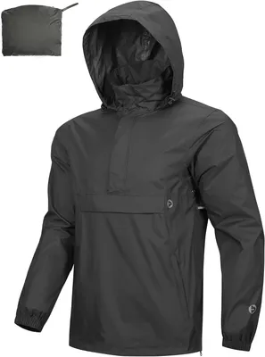 Produktbild von Herren-Regenjacke, faltbare, wasserdichte Regenjacke