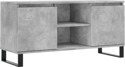 Produktbild von vidaXL TV-Schrank Betongrau 104x35x50 cm Holzwerkstoff