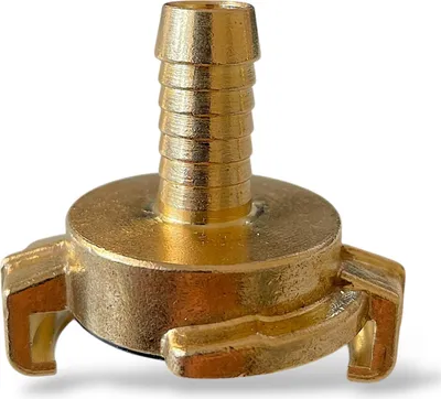 Produktbild von Schnellkupplung Schlauchkupplung Messing mit Tülle  13 mm (1/2 Zoll Schlauch)