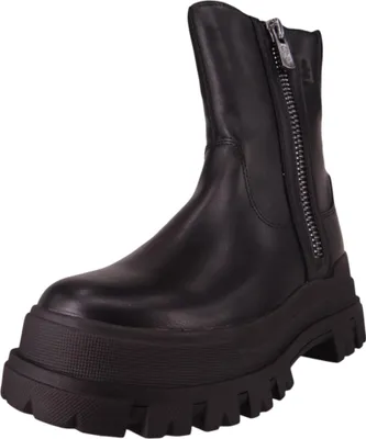 Keilabsatz Bershka Boots Schwarz Buffalo Damen Boots Mit