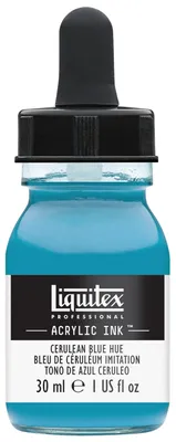 Image de Liquitex Ink CÖLINBLAU 30 ml Peinture acrylique pour aérographe 4260470