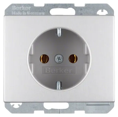Produktbild von Berker 47157003 - Typ F - Aluminium - Aluminium - IP20 - 250 V - 16 A