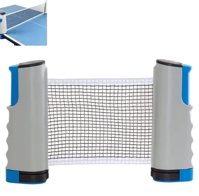 Immagine prodotto di Rete per ping pong – estensibile fino a 175 cm – rete regolabile con morsetti – accessori per ping pong – adatta a tavoli fino a 5 cm di spessore