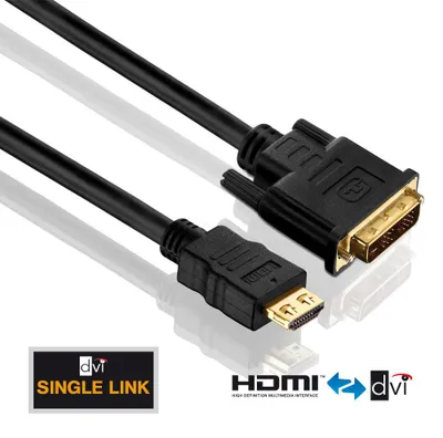 Produktbild von PureLink HDMI/DVI Kabel - PureInstall 0,50m