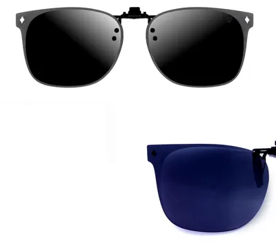 Produktbild von CREYESTAL Polarisiert Sonnenbrillen Aufsatz Brille, Sonnenbrille Clip, Anhebbar und Ultraleicht, Herren, Damen 100% UV400