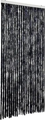 Image de vidaXL Rideau anti-insectes anthracite 100x220 cm chenille