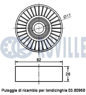 Produktbild von RUVILLE Koppelstange Stabilisator 915374