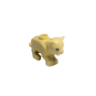 Produktbild von LEGO® Baby Löwe Minifigur Hellbeige - 77307pb01 NEU! Menge 3x