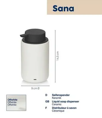 Image de Kela KL-24530 Sana keramický 300 ml bílá