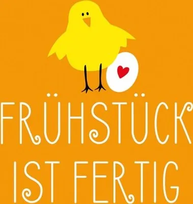 Produktbild von Servietten 33x33 cm - Frühstück ist fertig