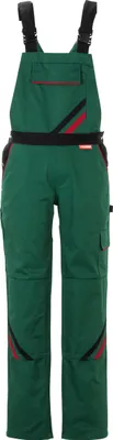 Produktbild von Planam Latzhose Highline Damen, Gr. 50 grün/schwarz/rot