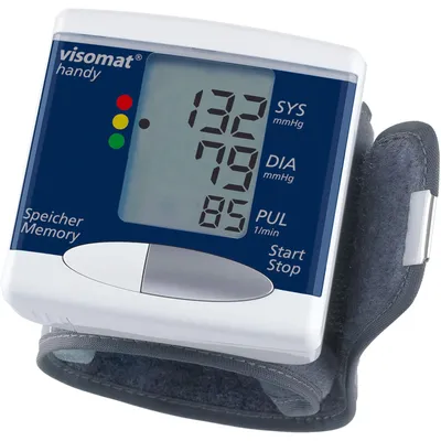 Produktbild von Visomat 21050 Handy Blutdruck-Messgerät, Handgelenk-Messung, automatisches Aufpumpen, 30 speicherbare Messungen