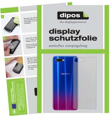 Produktbild von 2x Schutzfolie für Oppo R15x Rückseite matt Displayschutzfolie Display Schutz