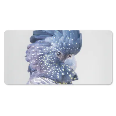 Produktbild von MuchoWow® Mauspad Mousepad Kakadu - Blau - Tiere - Natur 60x30 cm - Mousepads - Maus Mat - Pad - Mausunterlage - Nachhaltig