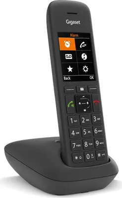 Produktbild von Gigaset C575, DECT-Telefon, Kabelloses Mobilteil, Freisprecheinrichtung, 200 Eintragungen, Anrufer-Identifikation, Schwarz