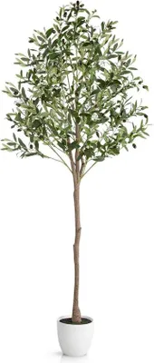 Produktbild von Famanu Kunstbaum Olivenbaum (180 cm) - Pflegeleicht und langlebig