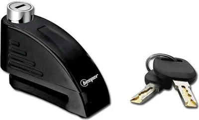 Produktbild von BEEPER AN-BD100, Radklemme, Schlüssel, Edelstahl, Schwarz, 2 Stück(e)