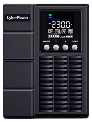 Image de CyberPower Smart App Online S OLS1000EA - Onduleur - CA 230 V - 900 Watt - 1000 VA - 1 phase - RS-232, USB - Ports de sortie : 3 - PFC actif - noir (OLS1000EA-FR)