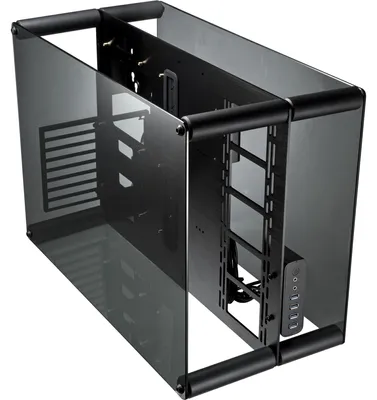 Produktbild von RAIJINTEK Paean, Desktop, PC, Schwarz, Transparent, ATX, micro ATX, Mini-ITX, Aluminium, SPCC, Gehärtetes Glas, 14 cm