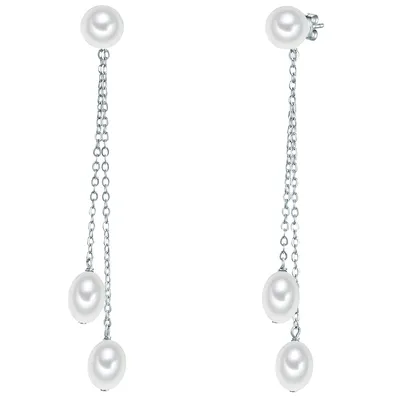 Produktbild von Valero Pearls Ohrhänger Sterling Silber Süßwasser-Zuchtperle 50100180