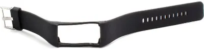 Produktbild von vhbw Ersatz Armband kompatibel mit Polar A360, A370 Fitnessuhr, Smartwatch - 24 cm Silikon schwarz