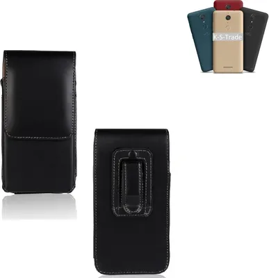 Produktbild von K-S-Trade Gürteltasche kompatibel mit Wiko View  Schutz-Hülle Handy-Hülle mit Magnetverschluss  Holster in schwarz