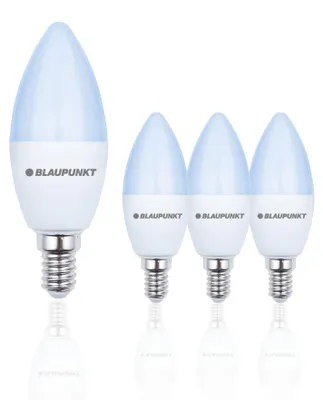 Produktbild von Blaupunkt Glühbirne e14 - Led Lampe - 10W (entspricht 80W, 100W) - 820 Lumen - 6000K Kaltweiss - Nicht‑Dimmbar - 4er Set