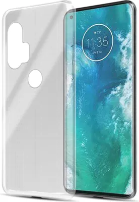 Produktbild von Cadorabo Hülle für Motorola Moto Edge+ Schutz Hülle in natur Schutzhülle TPU Silikon Cover Etui Case