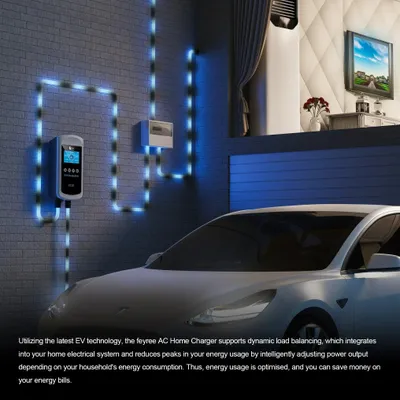 Immagine prodotto di Stazione di ricarica – Wallbox per auto elettriche con ricarica intelligente, Wi-Fi e alloggiamento impermeabile