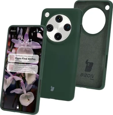 Produktbild von Bizon Soft Case Oppo Find X8 Pro dunkelgrün