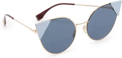 Produktbild von Fendi FF0190S-000A9-57 FENDI Sonnenbrille FF0190S-000A9-57 Cateye Sonnenbrille 55, Blau