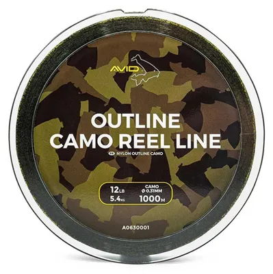 Zdjęcie produktu dla Avid Carp Outline Camo Carp Line 1000 M Green 0.330 mm Green 0.330 mm