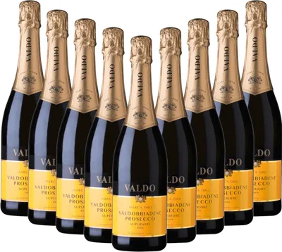 Produktbild von 9er Vorteils-Weinpaket - Marca Oro Valdobbiadene Prosecco Superiore DOCG - Valdo