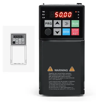 Image de 380V 2,2KW Variateur de vitesse Variateur de fréquence Entrée / sortie triphasée VFD Inverter