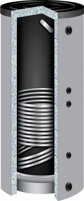 Produktbild von 300 Liter Edelstahlspeicher ES-300 Edelstahl Standspeicher Boiler