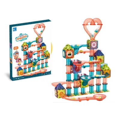 Obrázek produktu pro Magnetická stavebnice Hradní drak 262 ks - Magic Magnetic Blocks