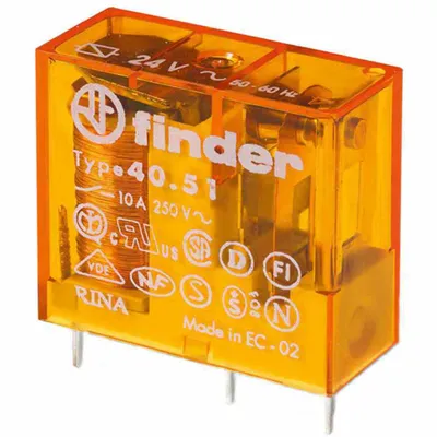 Produktbild von FINDER S.p.A 40.51.8.230.0000 Printrelais 230 V/AC 10 A 1 Wechsler 1 St