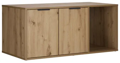 Image de vidaXL Litière pour chat, meuble en bois imitation chêne artisanal, 100 x 49 x 45 cm
