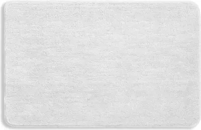 Produktbild von Badematte, Ultra Saugfähig, 40 x 60 cm, Polyester PVC, Rutschfest, Weiß