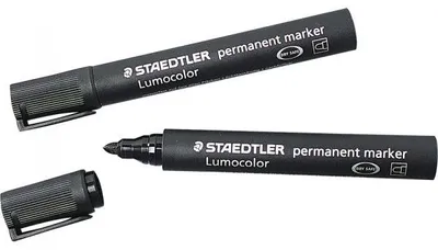Produktbild von STAEDTLER Lumocolor permanent marker 352 Dry Safe, schwarz, 5/VE
